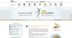 Desktop Screenshot of genelink.com